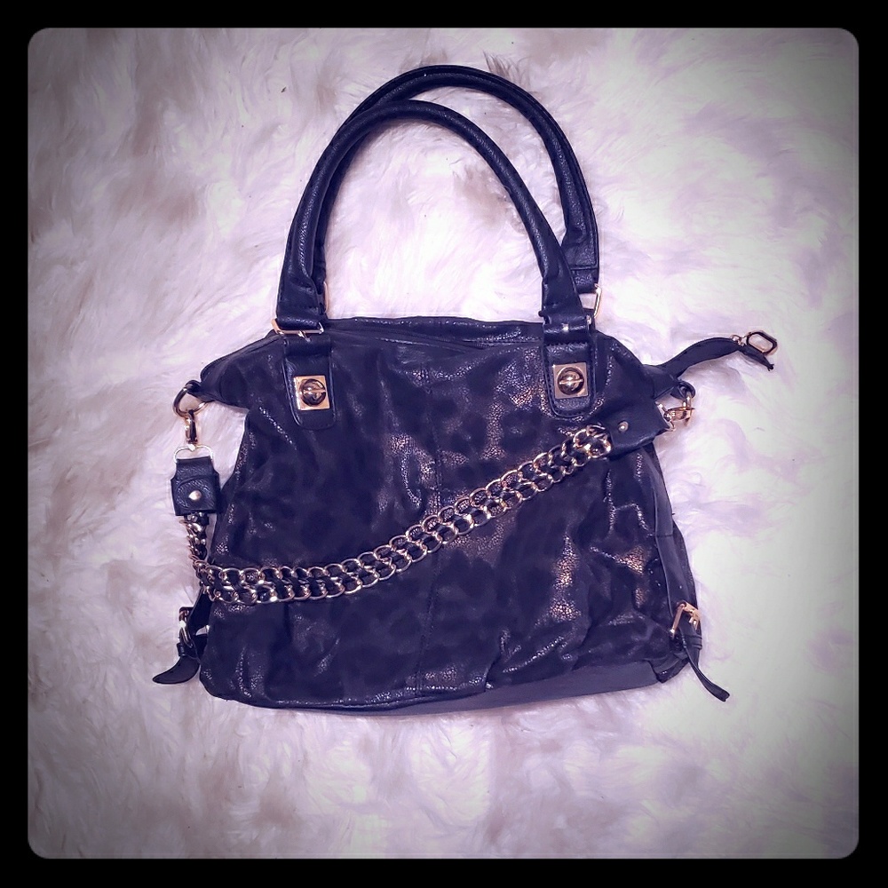 Leopard print handbag purse
